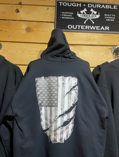 Lumberjack Stars and Stripes Logger Hoodie